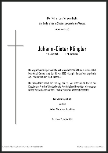 Johann-Dieter Klingler